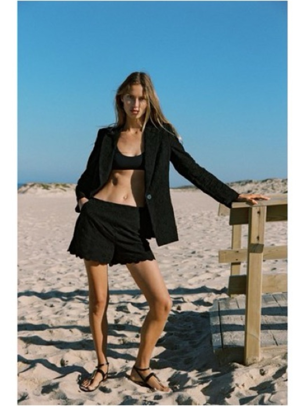 Zara Black Shorts
